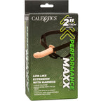 CALEXOTICS - PERFORMANCE MAXX LIFE-LIKE EXTENSION WITH HARNESS LIGHT SKIN - Amore24