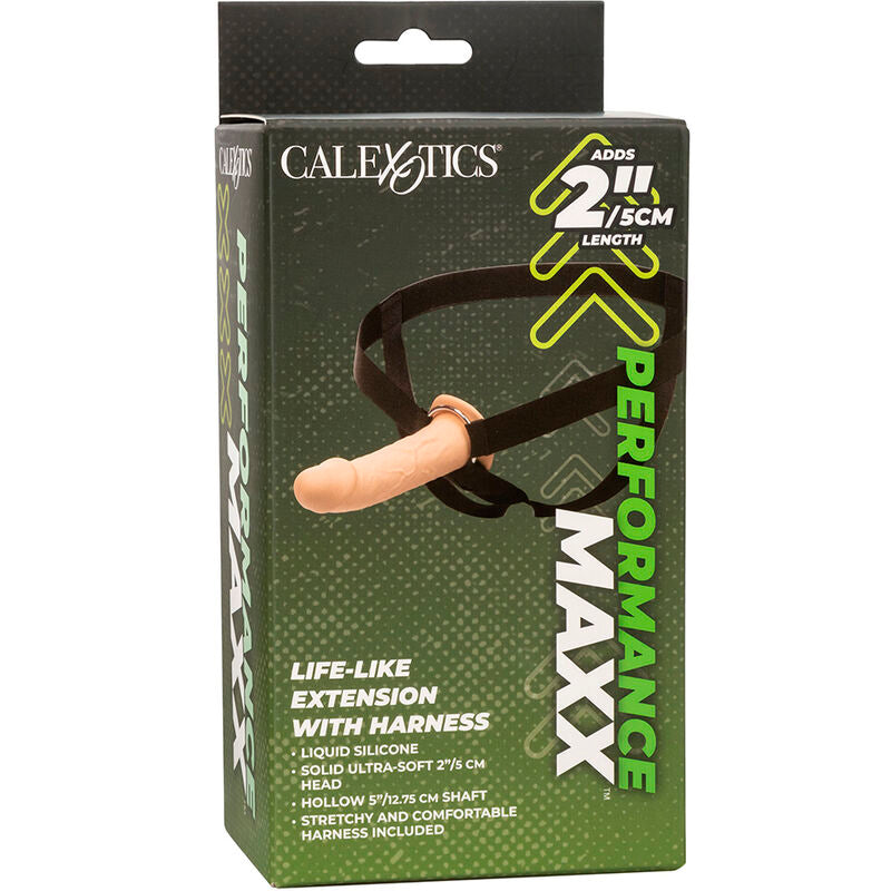 CALEXOTICS - PERFORMANCE MAXX LIFE-LIKE EXTENSION WITH HARNESS LIGHT SKIN - Amore24