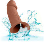 CALEXOTICS - PERFORMANCE MAXX LIFE-LIKE EXTENSION WITH HARNESS BROWN SKIN - Amore24