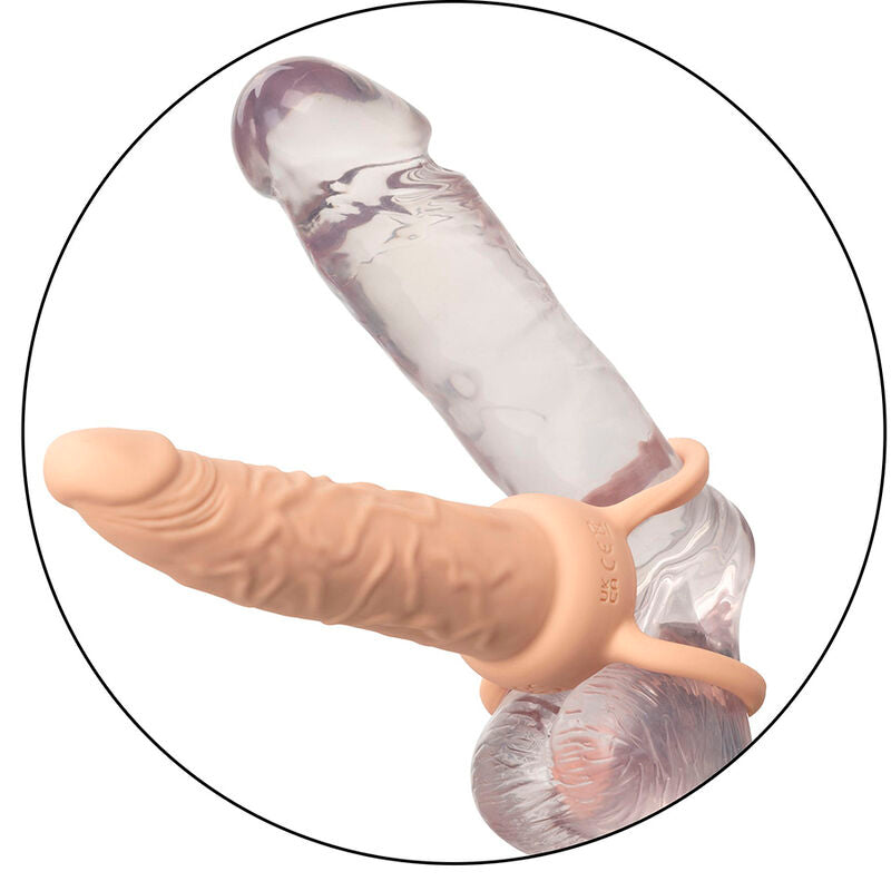 CALEXOTICS - PERFORMANCE MAXX RECHARGABLE DUAL PENETRATOR LIGHT SKIN - Amore24