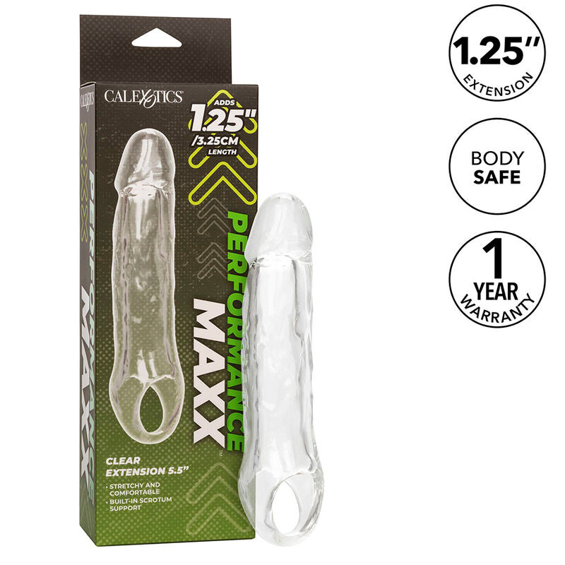 CALEXOTICS - PERFORMANCE MAXX CLEAR EXTENSION 5,5 TRANSPARENT - Amore24