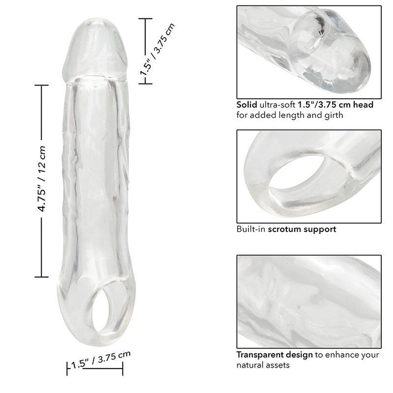 CALEXOTICS - PERFORMANCE MAXX CLEAR EXTENSION 6,5 TRANSPARENT - Amore24