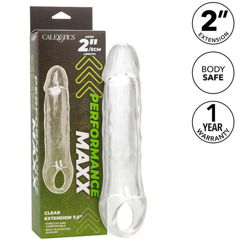 CALEXOTICS - PERFORMANCE MAXX CLEAR EXTENSION 7,5 TRANSPARENT - Amore24