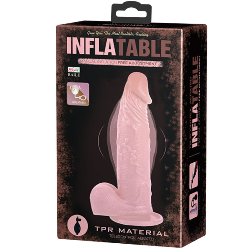 DANCE - REALISTIC INFLATABLE DILDO WITH SUCTION CUP 15 CM - Amore24