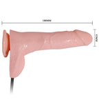 BAILE - INFLATABLE REALISTIC DILDO WITH SUCTION CUP 15 CM - Amore24