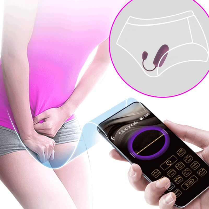 PRETTY LOVE - NYMPH VIBRATING EGG APP CONTROLLED LILA - Amore24
