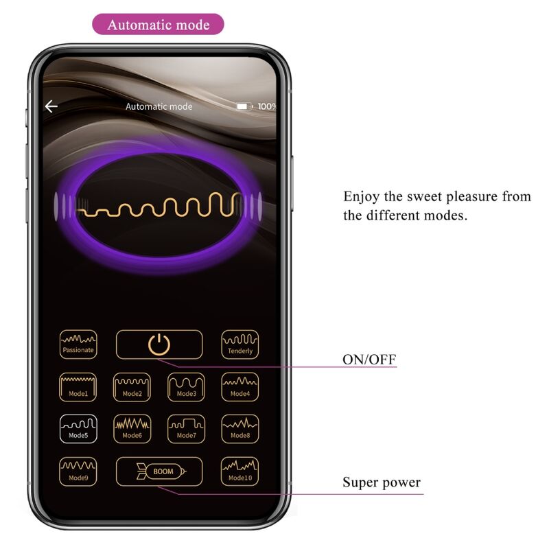 PRETTY LOVE - BAIRD G-SPOT 12 VIBRATIONS RECHARGEABLE LILA APP - Amore24