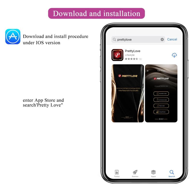 PRETTY LOVE - FISHERMAN APP CONTROLLED  VIBRATING EGG LILA - Amore24