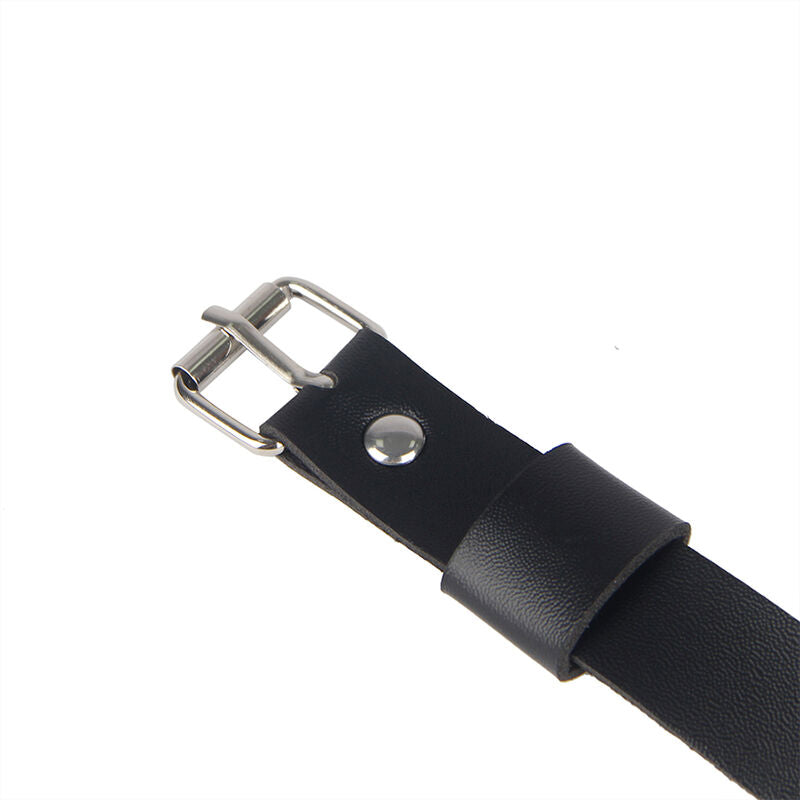 SUBBLIME - LEATHER CHAINLEG HARNESS BLACK ONE SIZE - Amore24