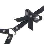SUBBLIME - LEATHER WAIST AND LEG HARNESS BLACK ONE SIZE - Amore24
