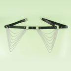 SUBBLIME - LEATHER CHAINBELT BLACK ONE SIZE - Amore24