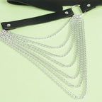 SUBBLIME - LEATHER CHAINBELT BLACK ONE SIZE - Amore24