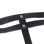 SUBBLIME - LEATHER RING CHAINBELT BLACK ONE SIZE - Amore24