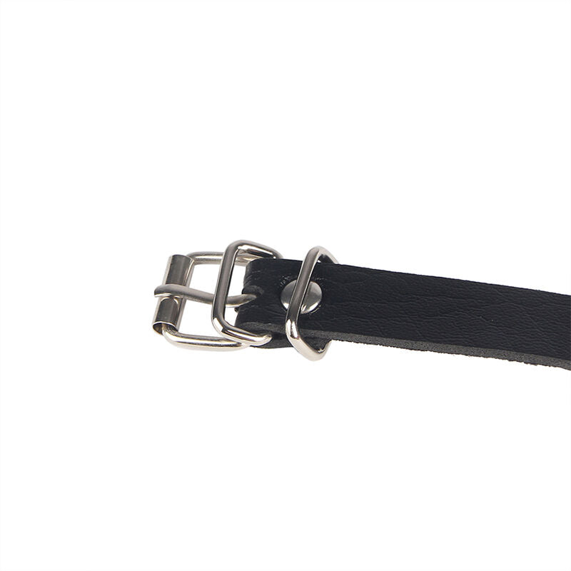 SUBBLIME - LEATHER RING CHAINBELT BLACK ONE SIZE - Amore24
