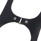 SUBBLIME - FULL BODY HARNESS WITH LEATHER BUCKLES BLACK ONE SIZE - Amore24