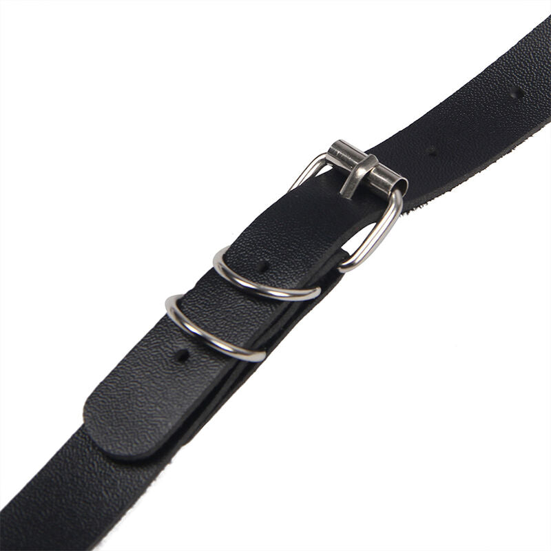 SUBBLIME - FULL BODY HARNESS WITH LEATHER BUCKLES BLACK ONE SIZE - Amore24