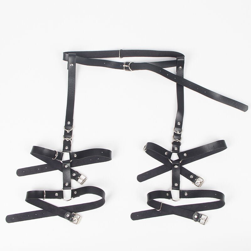 SUBBLIME - GARTER HARNESS WITH RINGS ONE SIZE - Amore24