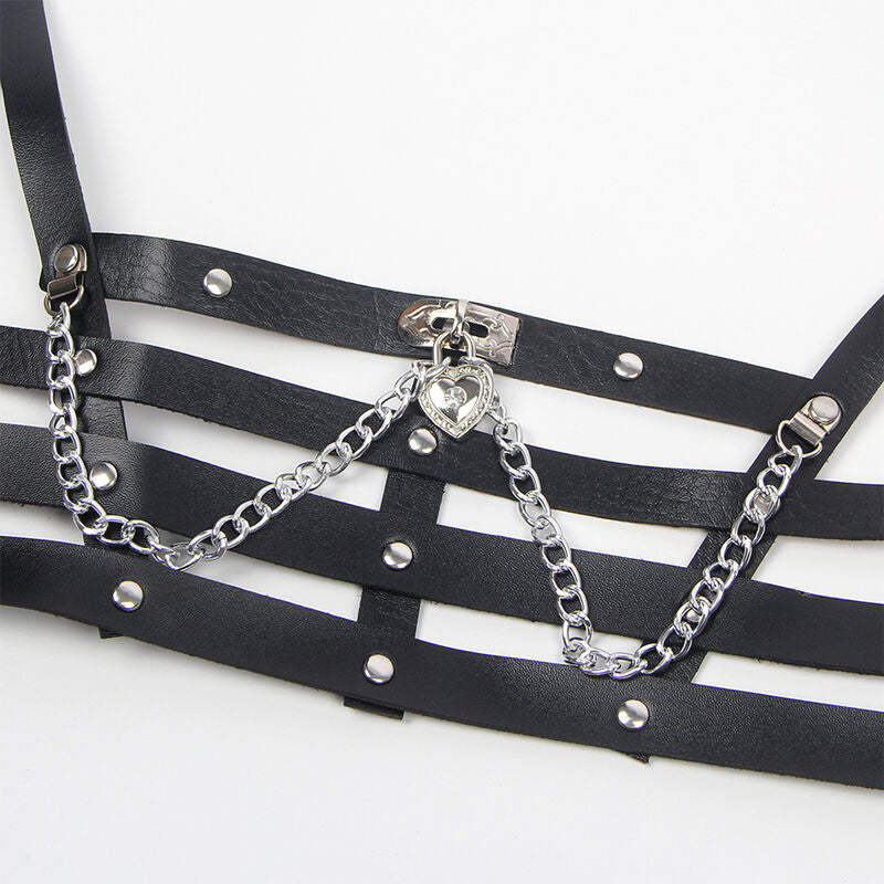 SUBBLIME - CORSET HARNESS WITH CHAINDETAIL ONE SIZE - Amore24