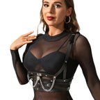 SUBBLIME - CORSET HARNESS WITH CHAINDETAIL ONE SIZE - Amore24