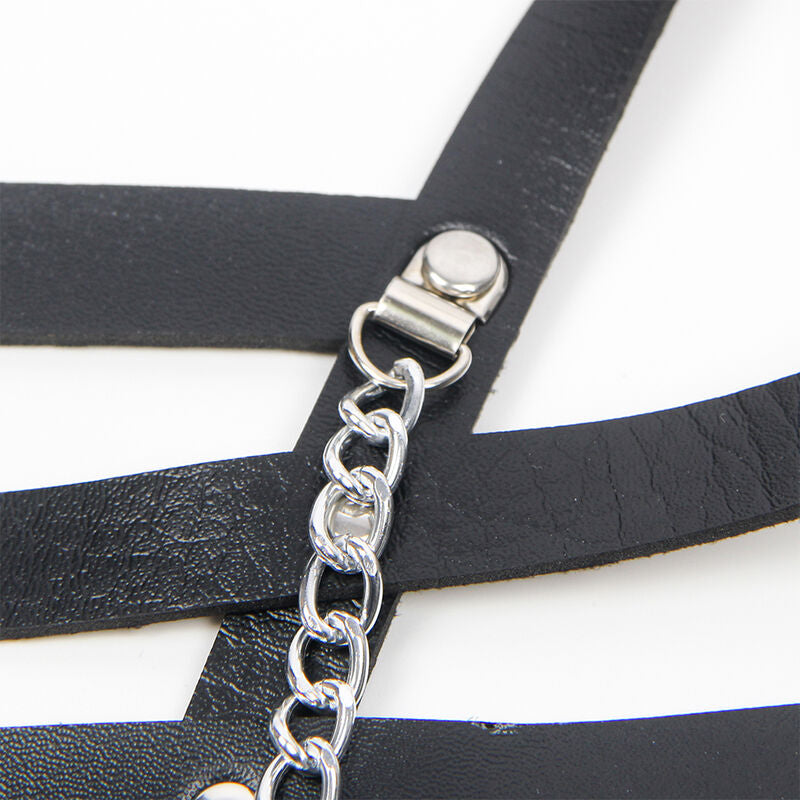 SUBBLIME - CORSET HARNESS WITH CHAINDETAIL ONE SIZE - Amore24