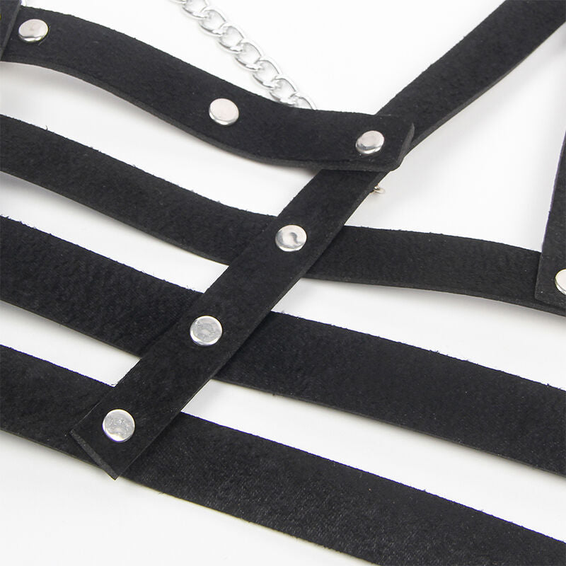 SUBBLIME - CORSET HARNESS WITH CHAINDETAIL ONE SIZE - Amore24