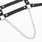 SUBBLIME - HARNESS WITH STRAPS AND CHAINDETAILS ONE SIZE - Amore24