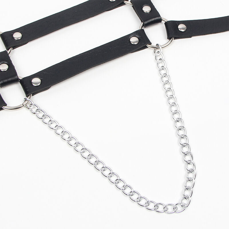 SUBBLIME - HARNESS WITH STRAPS AND CHAINDETAILS ONE SIZE - Amore24
