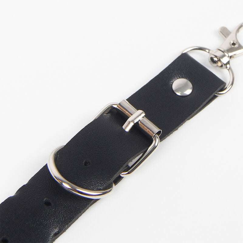SUBBLIME - BELT AND GARTER HARNESS WITH RINGS AND CHAINDETAIL ONE SIZE - Amore24