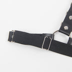 SUBBLIME - BELT AND GARTER HARNESS WITH RINGS AND CHAINDETAIL ONE SIZE - Amore24