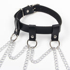 SUBBLIME - FULL BODY HARNESS WITH STAR CHAINDETAIL ONE SIZE - Amore24