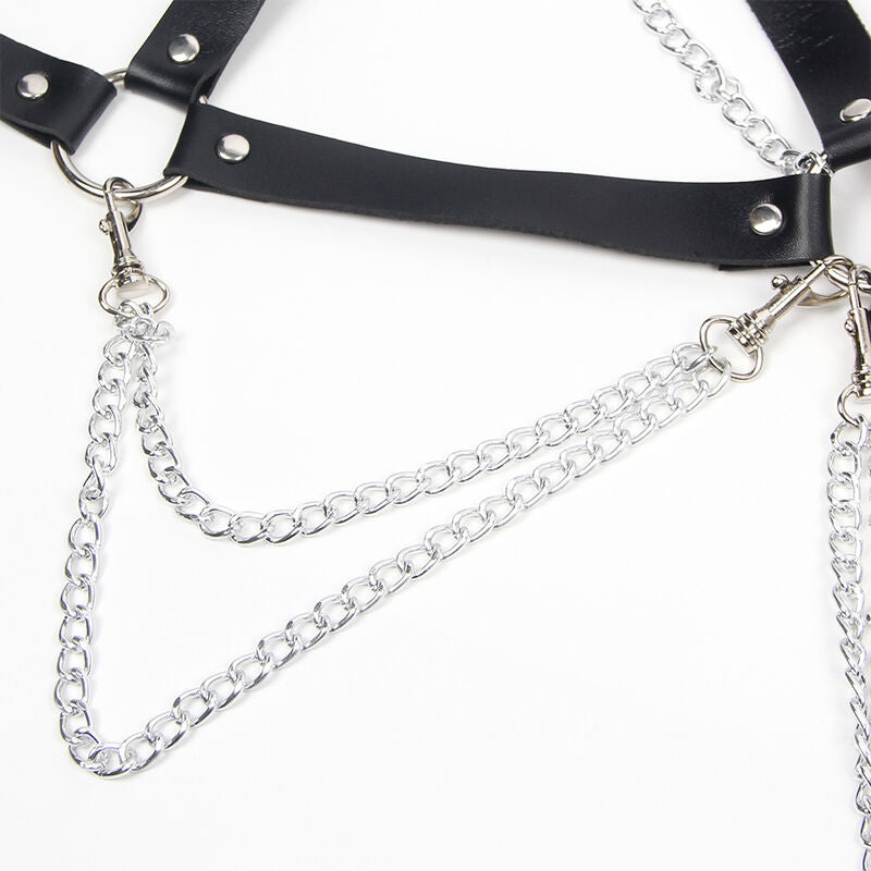 SUBBLIME - HARNESS BRA WITH CHAINDETAIL ONE SIZE - Amore24