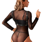 SUBBLIME - HARNESS BRA WITH CHAINDETAIL ONE SIZE - Amore24