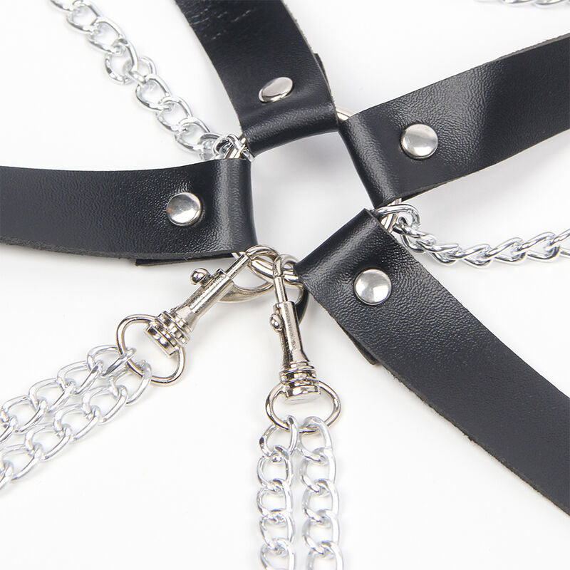 SUBBLIME - HARNESS BRA WITH CHAINDETAIL ONE SIZE - Amore24