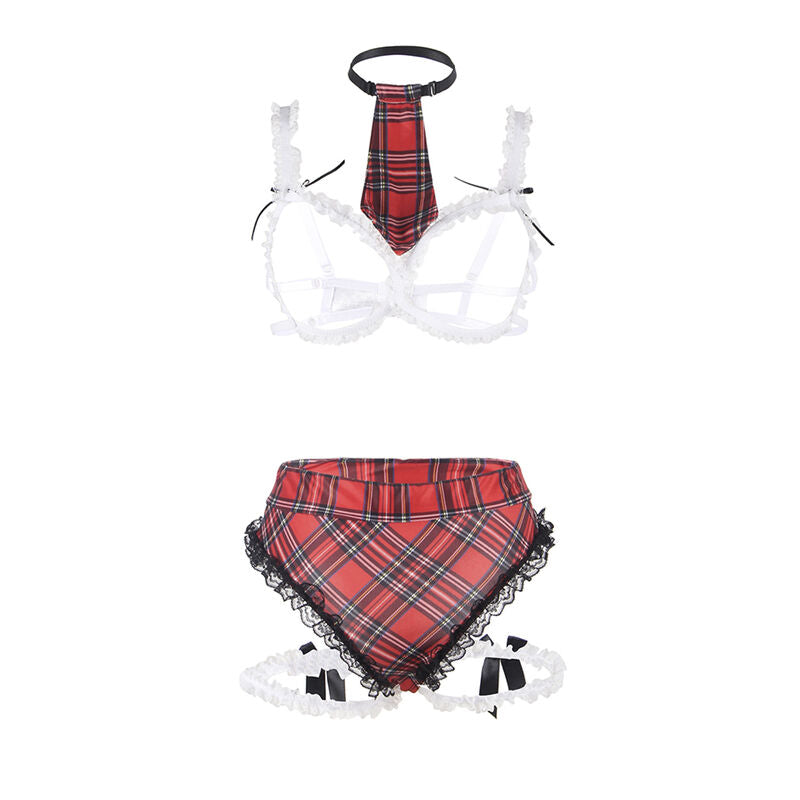 SUBBLIME - SEXY SCHOOLGIRL COSTUME WITH BRA L/XL - Amore24