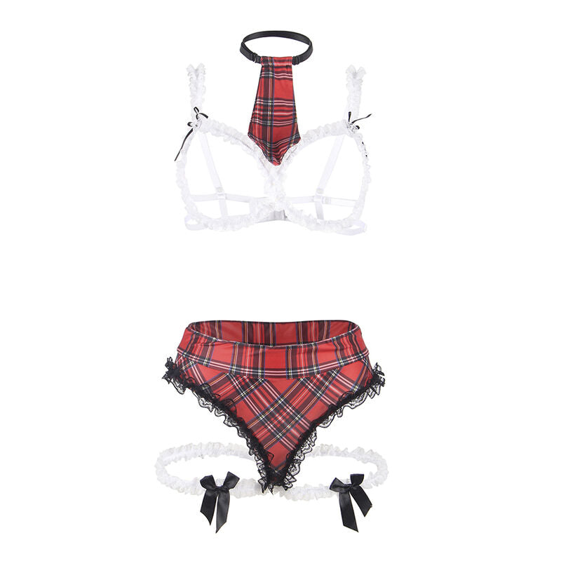 SUBBLIME - SEXY SCHOOLGIRL COSTUME WITH BRA L/XL - Amore24