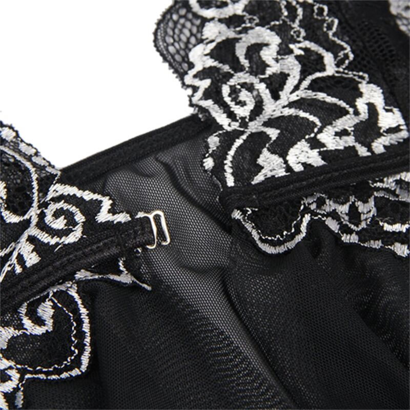 SUBBLIME - BABYDOLL FABRIC TULLE CHEST LACE L/XL - Amore24