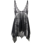 SUBBLIME - BABYDOLL FABRIC TULLE CHEST LACE L/XL - Amore24