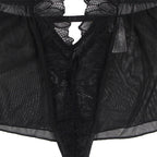 SUBBLIME - TEDDY HALTER NECK BARE BACK LACE BLACK L/XL - Amore24