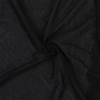 SUBBLIME - TRANSPARENT FABRIC ROBE WITH LACE DETAIL BLACK L/XL - Amore24