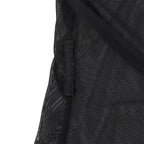 SUBBLIME - TRANSPARENT FABRIC ROBE WITH LACE DETAIL BLACK L/XL - Amore24