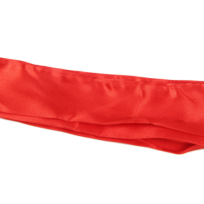 SUBBLIME - TRANSPARENT FABRIC ROBE WITH LACE DETAIL RED L/XL - Amore24