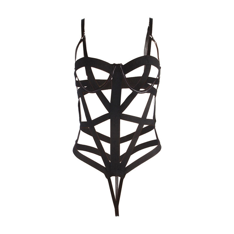 SUBBLIME - SEXY BODY WITH CUTOUTS BLACK L/XL - Amore24