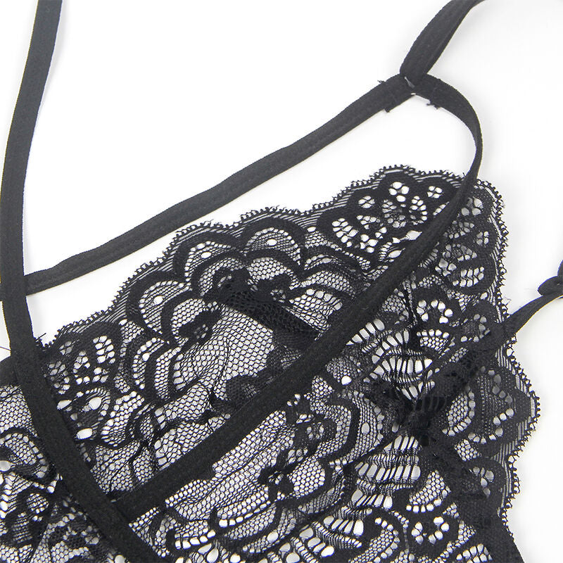 SUBBLIME - LACE BODY POLICE COSTUME BLACK L/XL - Amore24