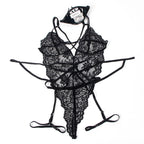 SUBBLIME - LACE BODY POLICE COSTUME BLACK L/XL - Amore24
