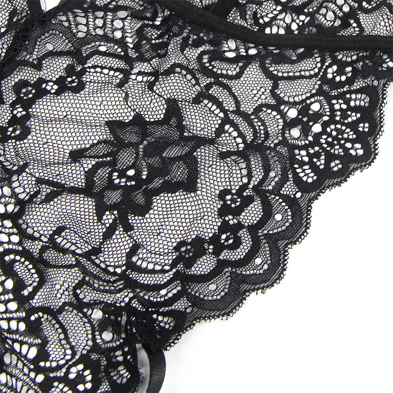 SUBBLIME - LACE BODY POLICE COSTUME BLACK L/XL - Amore24