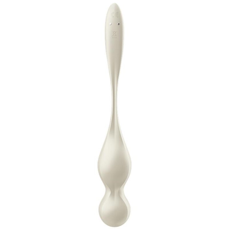 SATISFYER - LOVE BIRDS VIBRATING KEGEL BALLS WHITE - Amore24