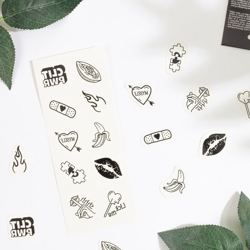 SECRET PLAY - SET OF 10 CANDY COLLECTION TEMPORARY TATTOOS - Amore24