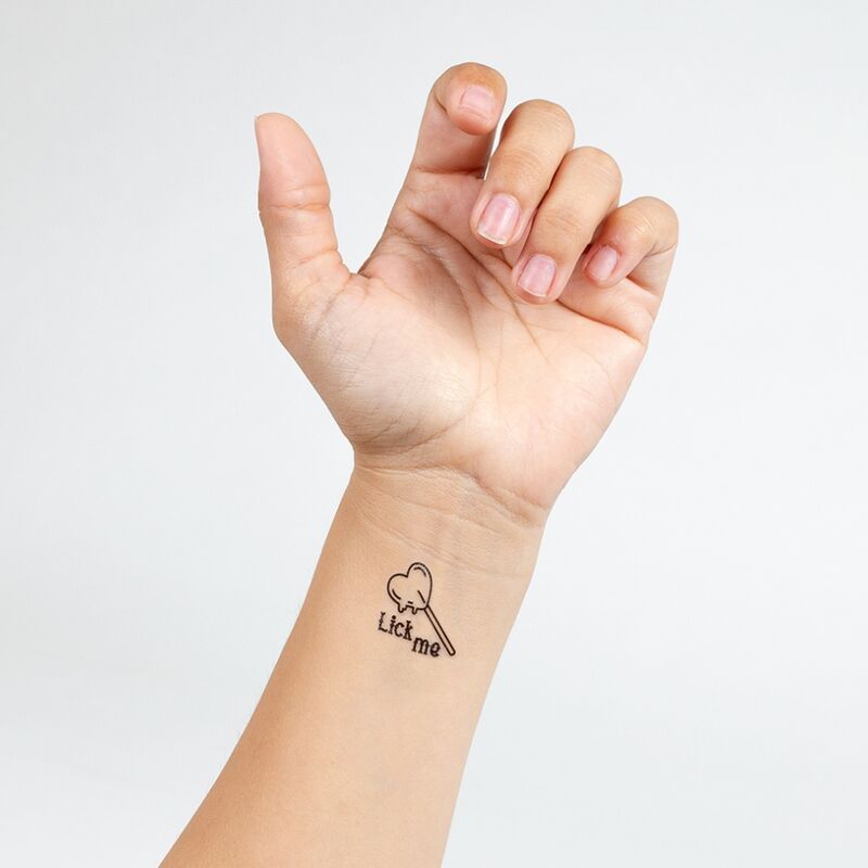 SECRET PLAY - SET OF 10 CANDY COLLECTION TEMPORARY TATTOOS - Amore24