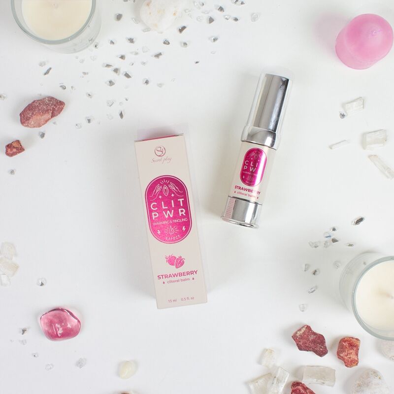 SECRET PLAY - CLIT PWR STRAWBERRY CLITORIS BALM - Amore24
