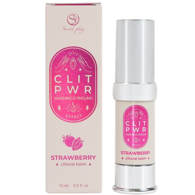 SECRET PLAY - CLIT PWR STRAWBERRY CLITORIS BALM - Amore24